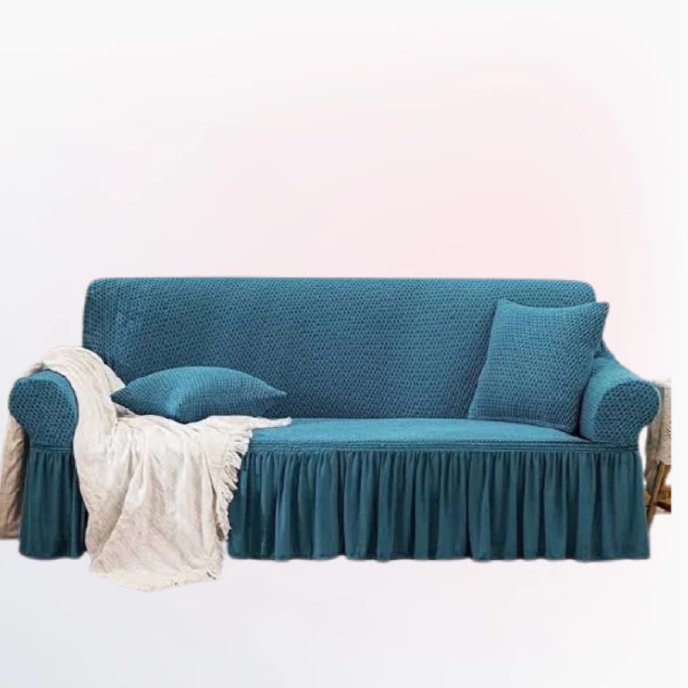 Turkish Style Sofa Cover ﹙ Dark Zinc ﹚ Quilts & Comforters