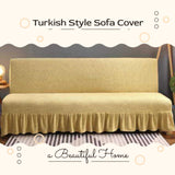 Turkish Style  Sofa Cover (Gold web)