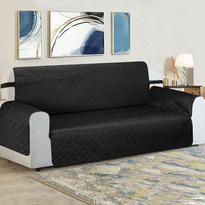 Ultrasonic Cotton Quilted Sofa Cover﹙ Black﹚ Quilts & Comforters