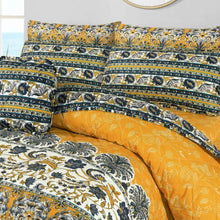 Load image into Gallery viewer, Yellow Bell Comforter Set 7 Pcs D-855. Quilts &amp; Comforters